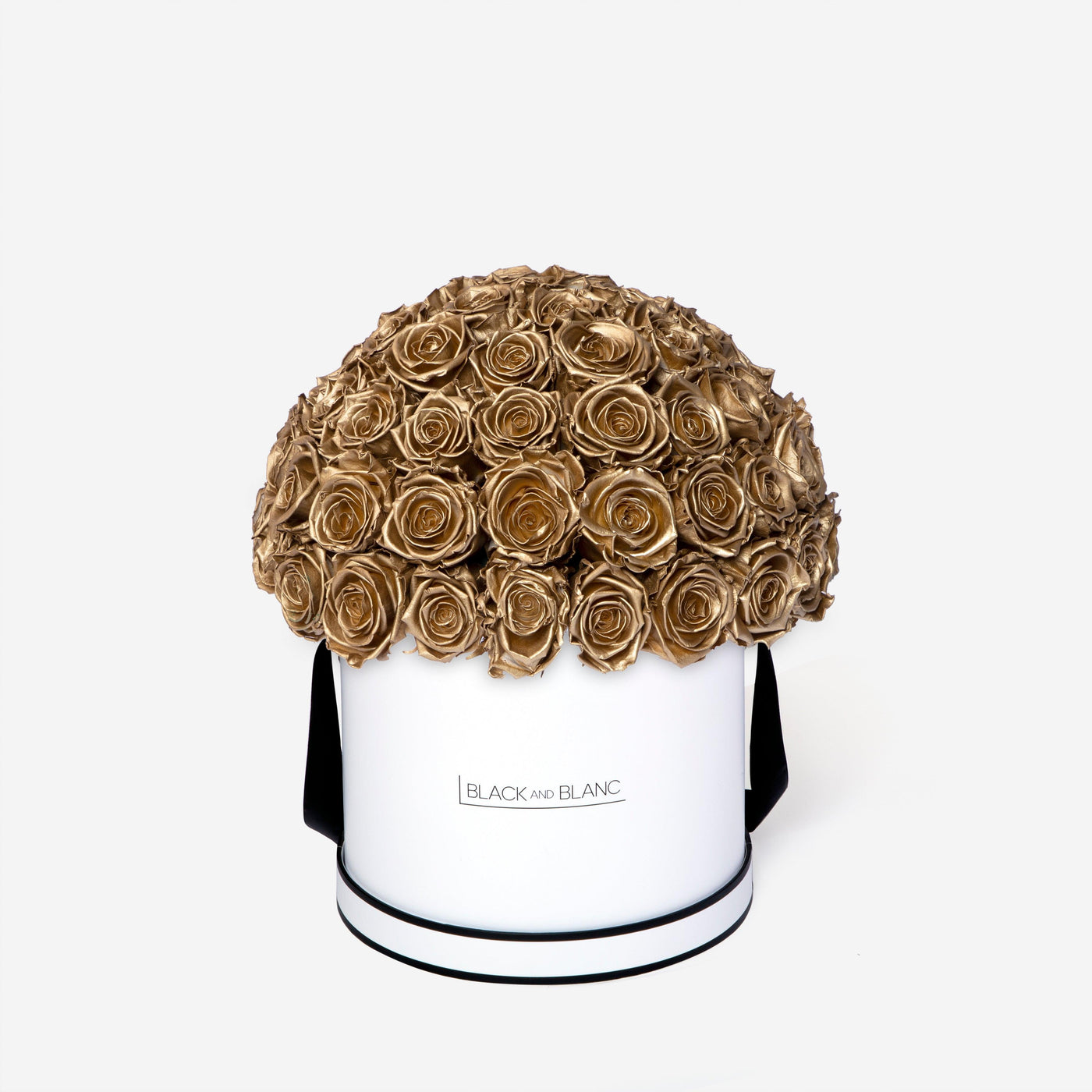 Gold Dôme Classic - Infinity Roses - BLACK AND BLANC