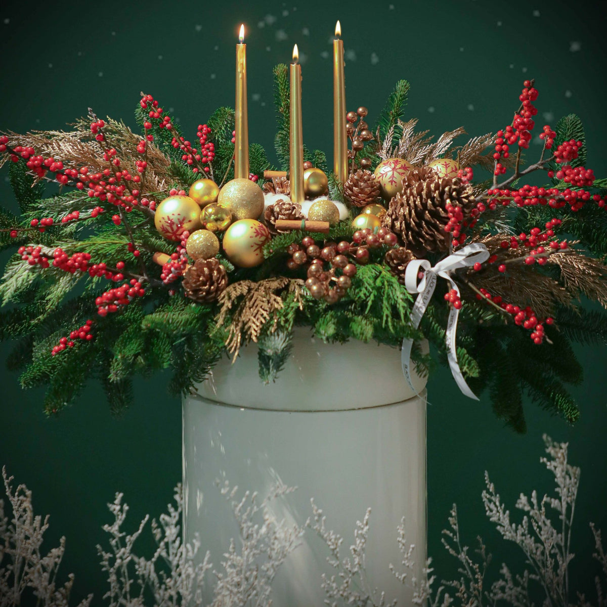 Golden Hearth - Fresh Flowers - BLACK AND BLANC