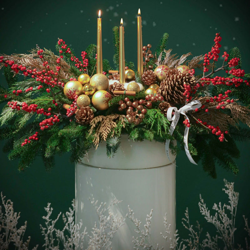 Golden Hearth - Fresh Flowers - BLACK AND BLANC