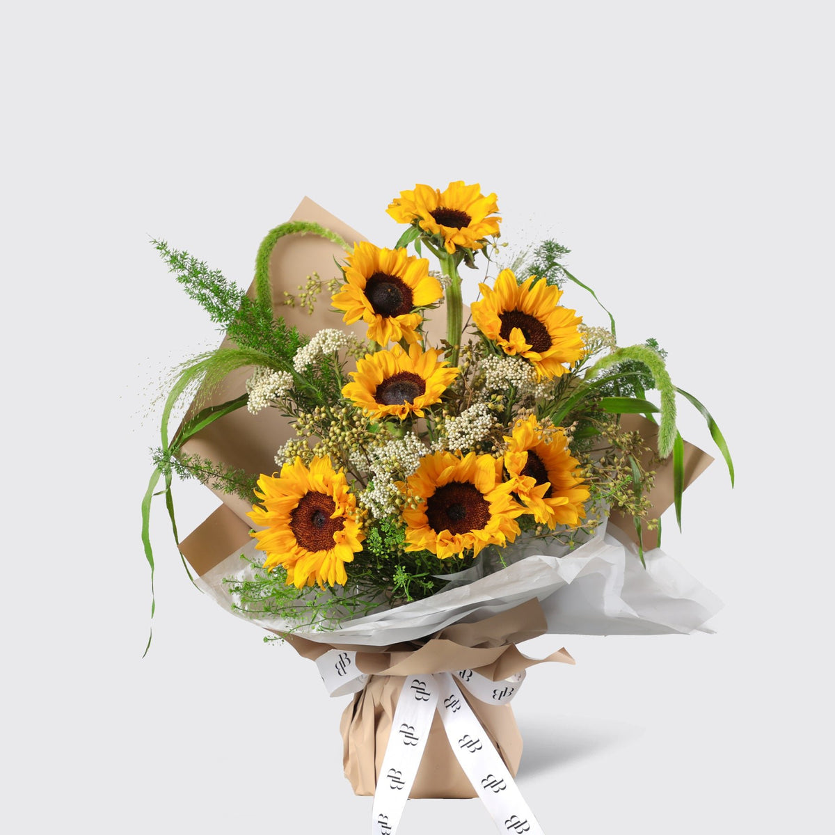Golden Sunflower Bouquet - BLACK AND BLANC