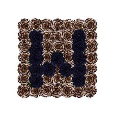 Infinity Letter W - BLACK AND BLANC