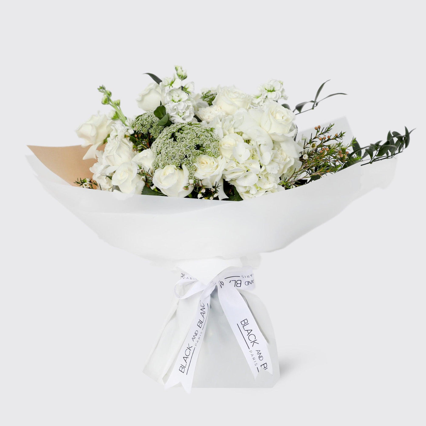 Jardin Blanc Bouqs - Fresh Flowers - BLACK AND BLANC