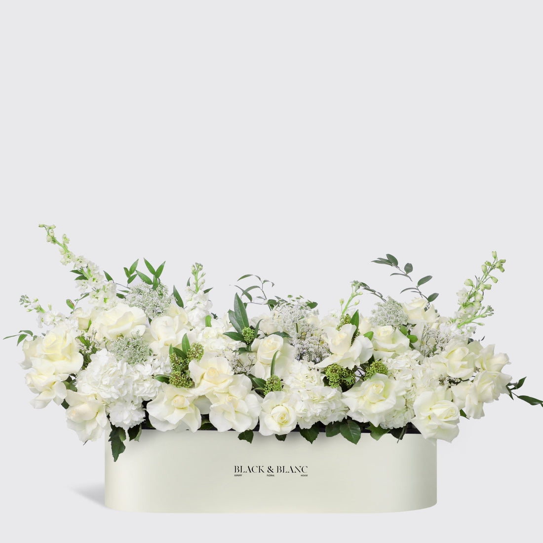 Jardin Blanc in 1 Meter Box - BLACK AND BLANC