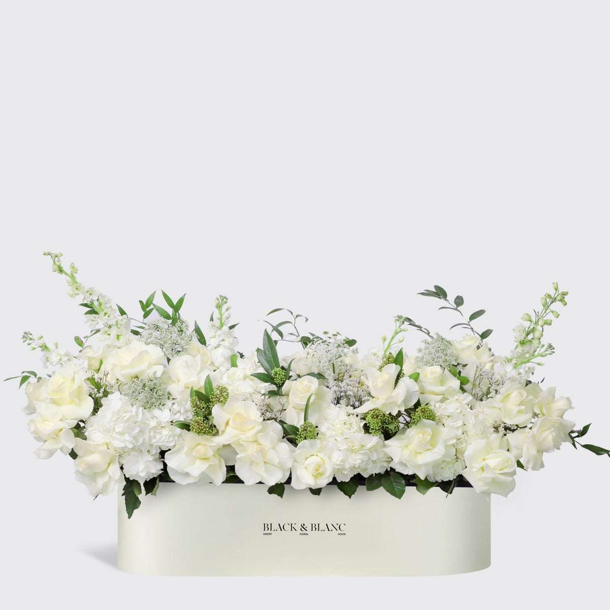 Jardin Blanc in 1 Meter Box - BLACK AND BLANC