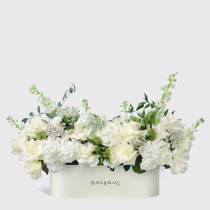Jardin Blanc in Half Meter Box - BLACK AND BLANC