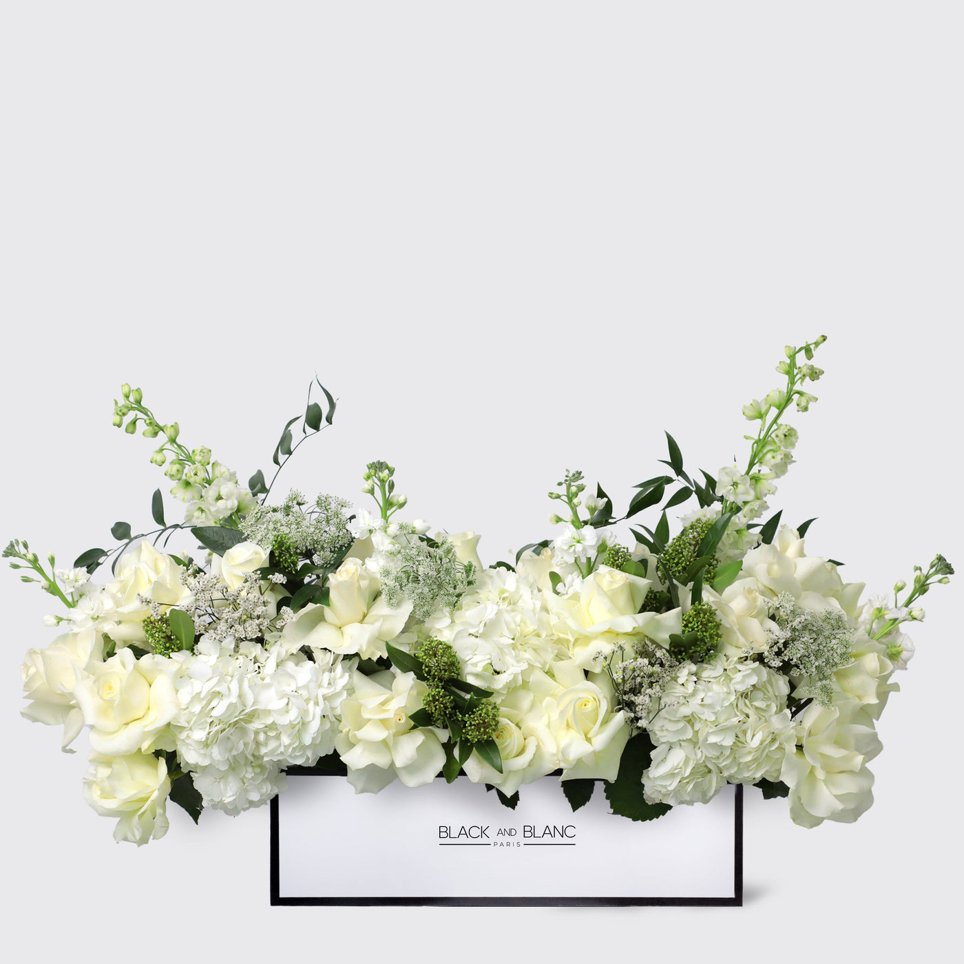 Jardin Blanc in Half Meter Box - Fresh Flowers