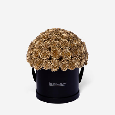 Gold Dôme Classic - Infinity Roses - BLACK AND BLANC