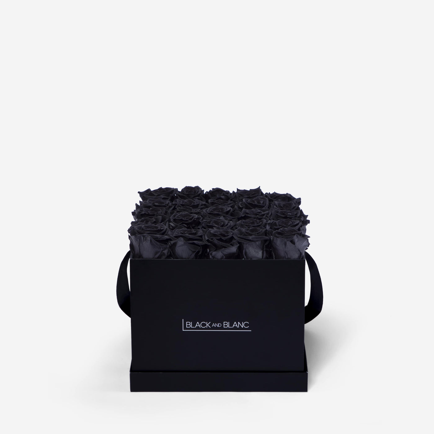 Black Square Infinity - Infinity Roses - BLACK AND BLANC