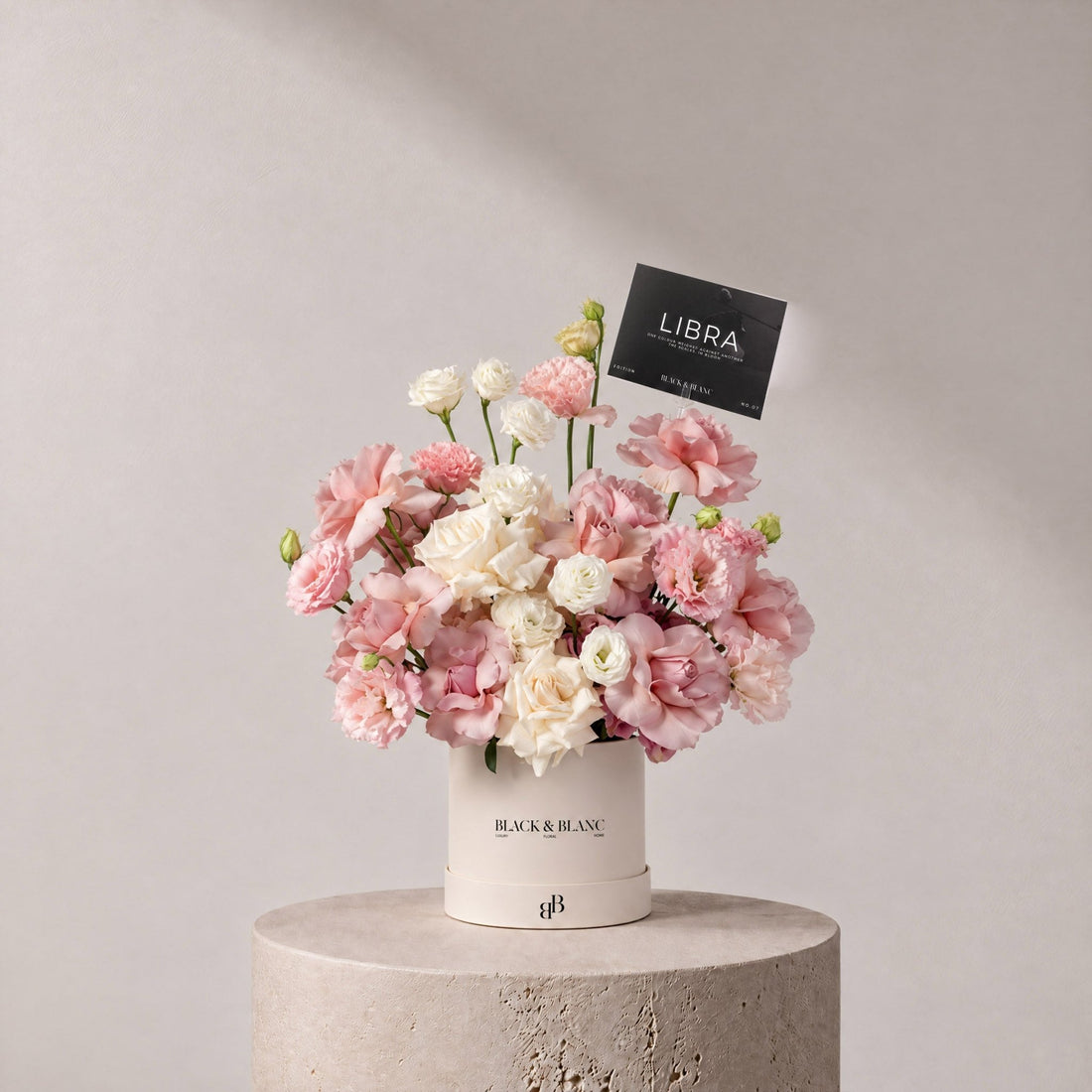 Libra - Venus in Box - BLACK AND BLANC