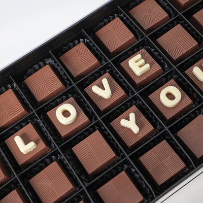 Love You Chocolate Truffles - BLACK AND BLANC