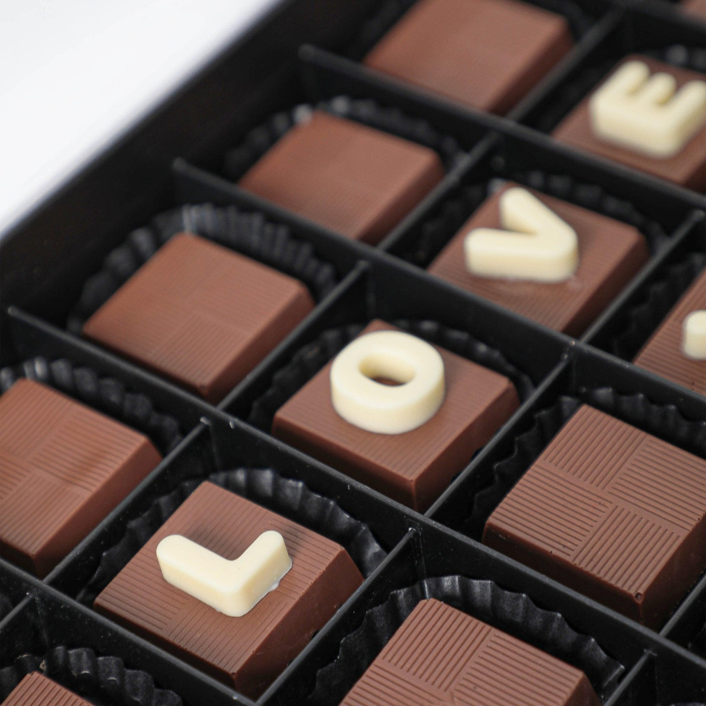 Love You Chocolate Truffles - BLACK AND BLANC