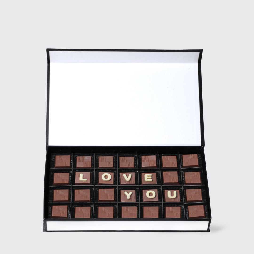 Love You Chocolate Truffles - BLACK AND BLANC