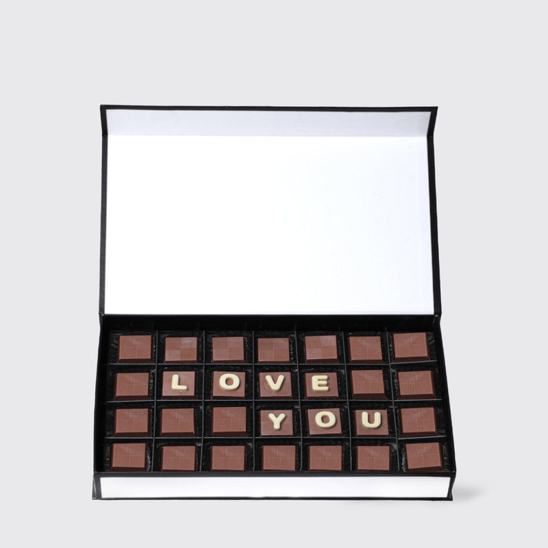 Love You Chocolate Truffles - BLACK AND BLANC