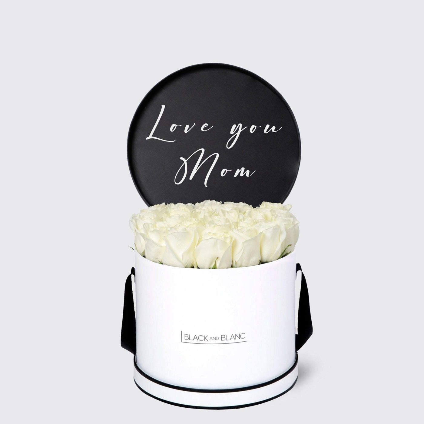 Love You Mom - BLACK AND BLANC