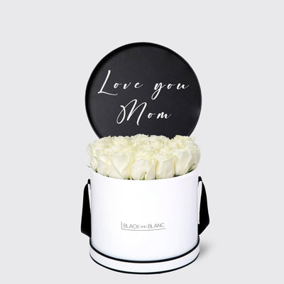 Love You Mom - BLACK AND BLANC