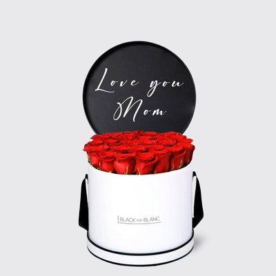 Love You Mom - BLACK AND BLANC