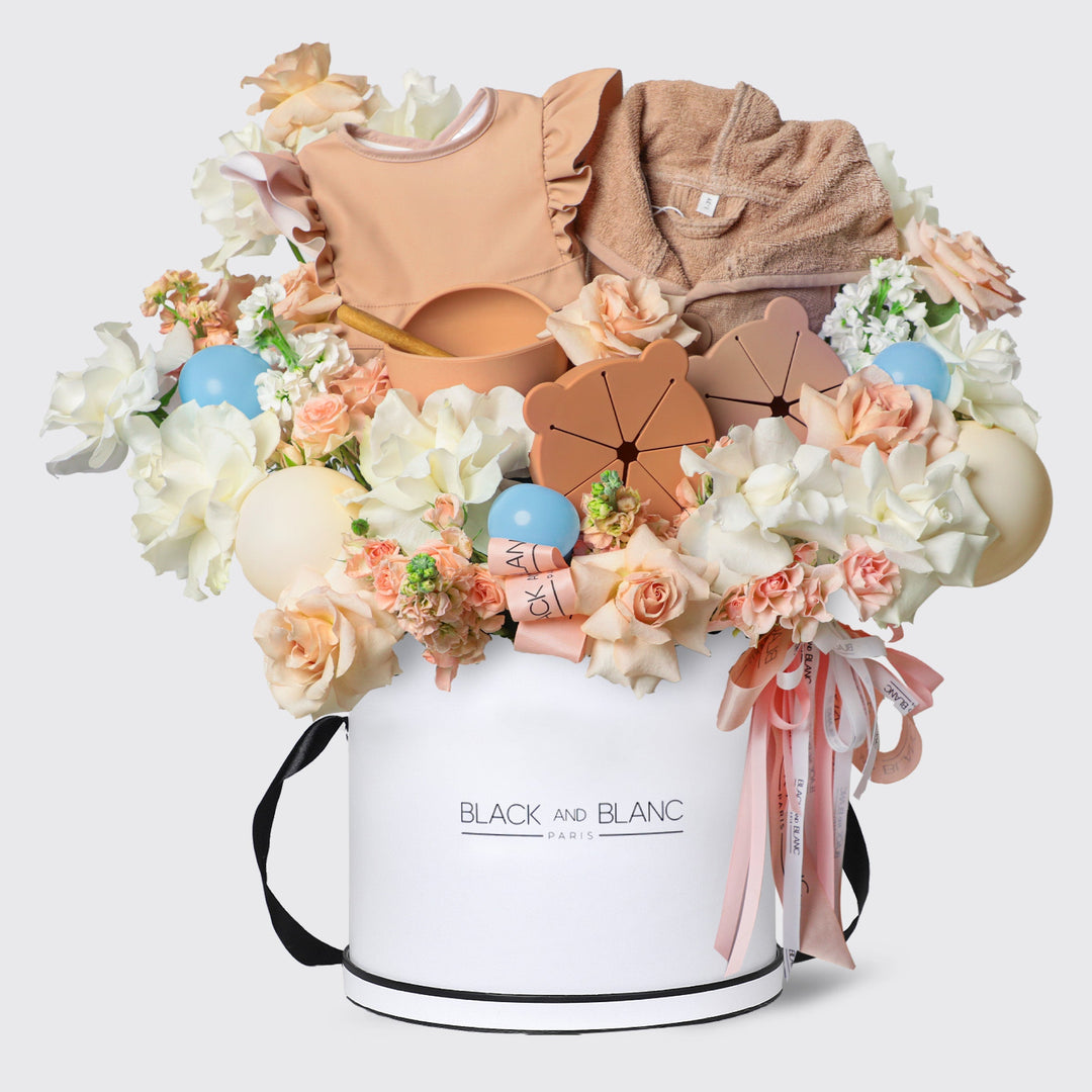 New Baby (Silicone Bowl Baby Bib Kelly Snack Cup & Bathrobe)