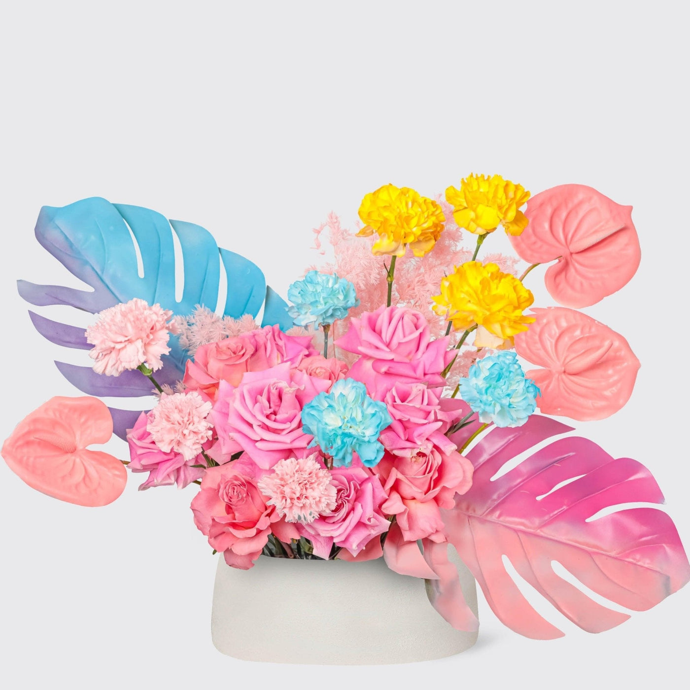 Pastel Dreamscape in Vase - BLACK AND BLANC