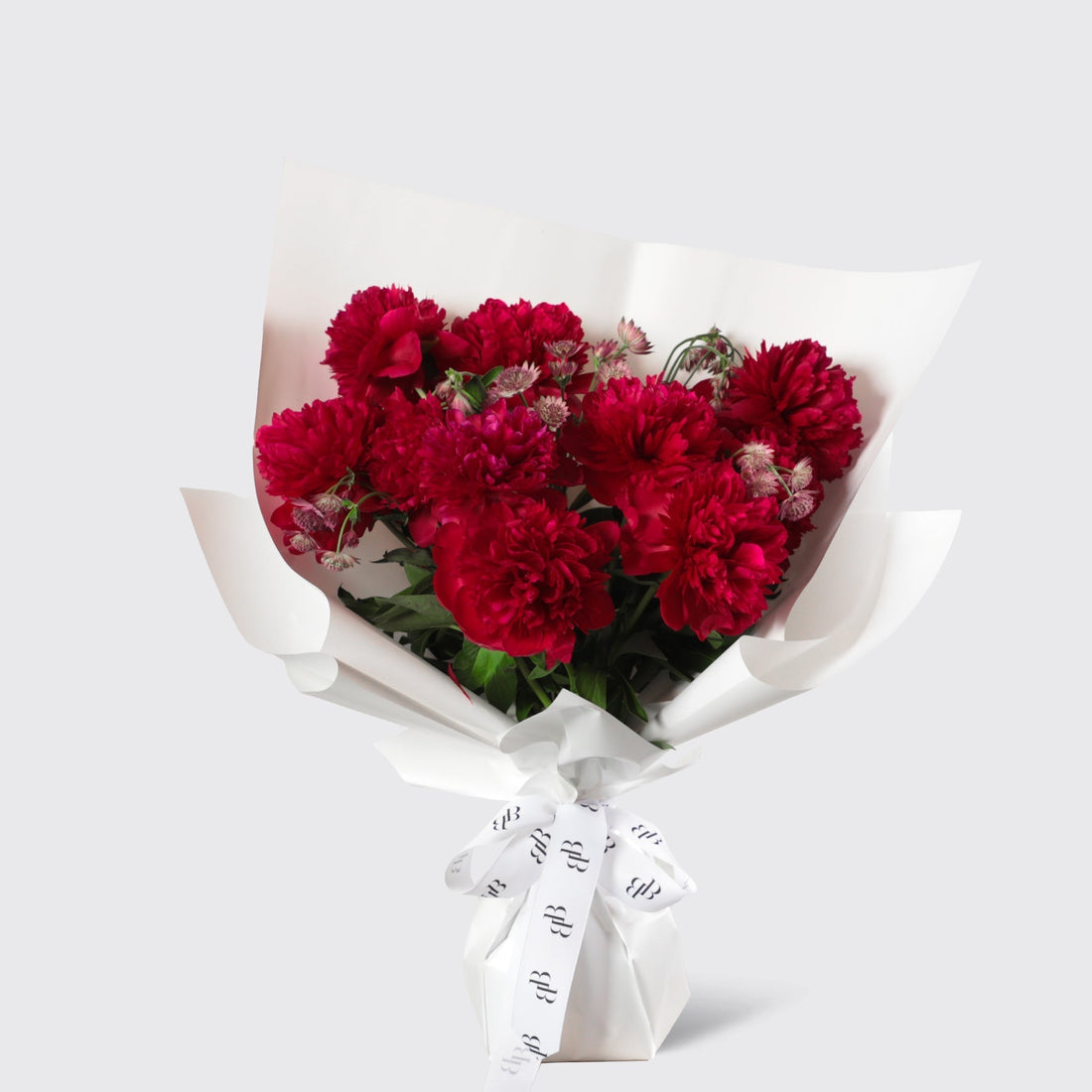 Pink Peony Bouquet - BLACK AND BLANC