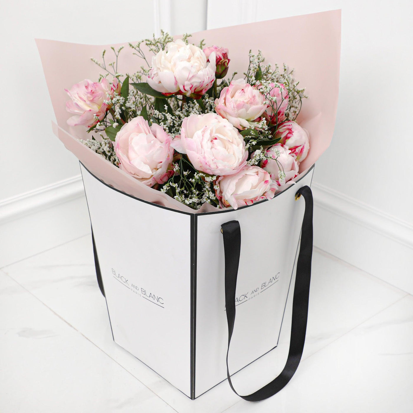 Pink Peony Bouqs - Fresh Flowers - BLACK AND BLANC