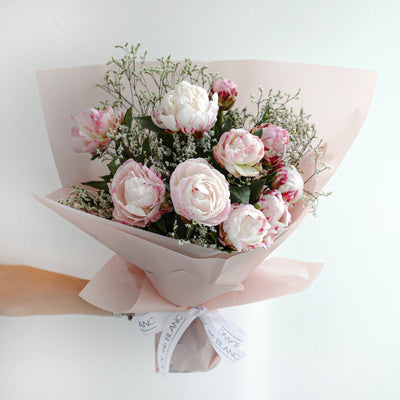 Pink Peony Bouqs - Fresh Flowers - BLACK AND BLANC