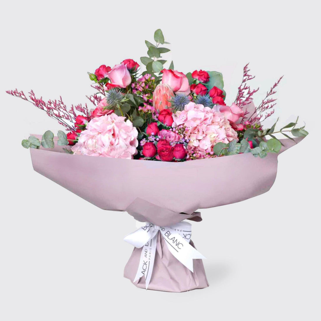 Pretty in Pink Bouquet - BLACK AND BLANC