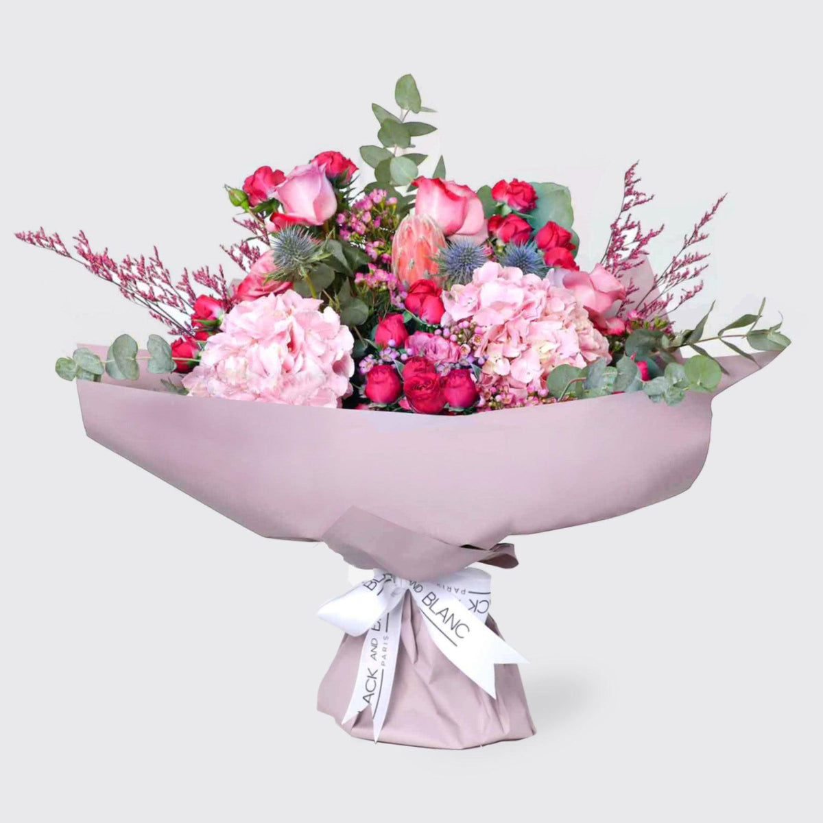 Pretty in Pink Bouquet - BLACK AND BLANC