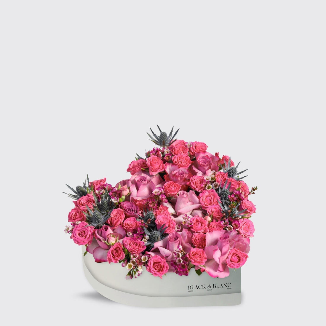 Pretty in Pink in Heart - BLACK AND BLANC