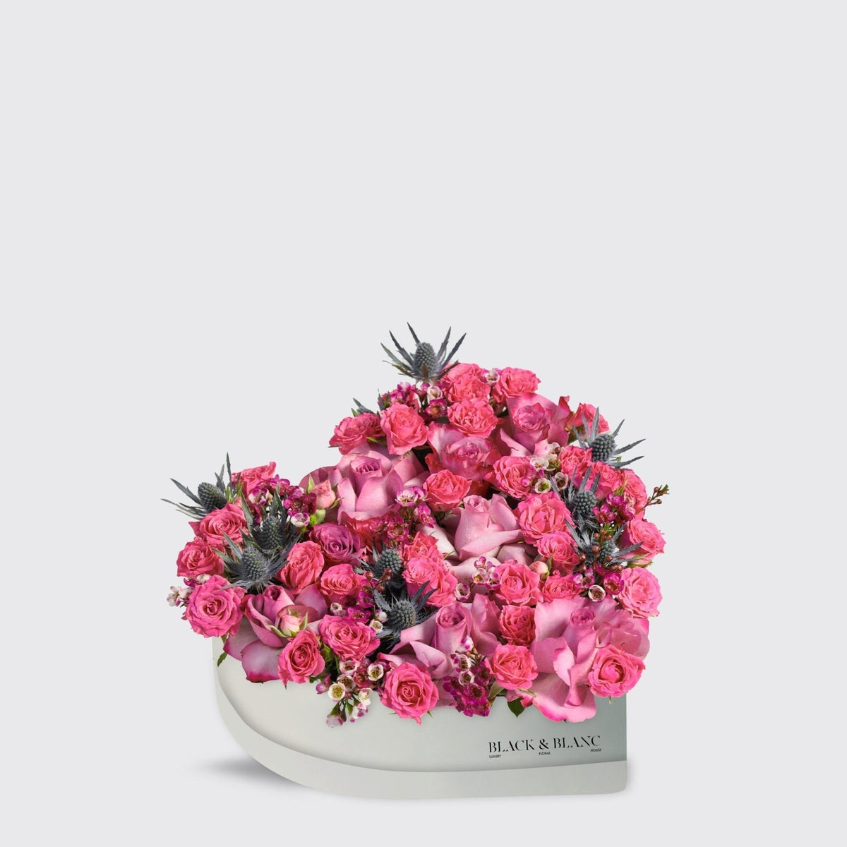 Pretty in Pink in Heart - BLACK AND BLANC