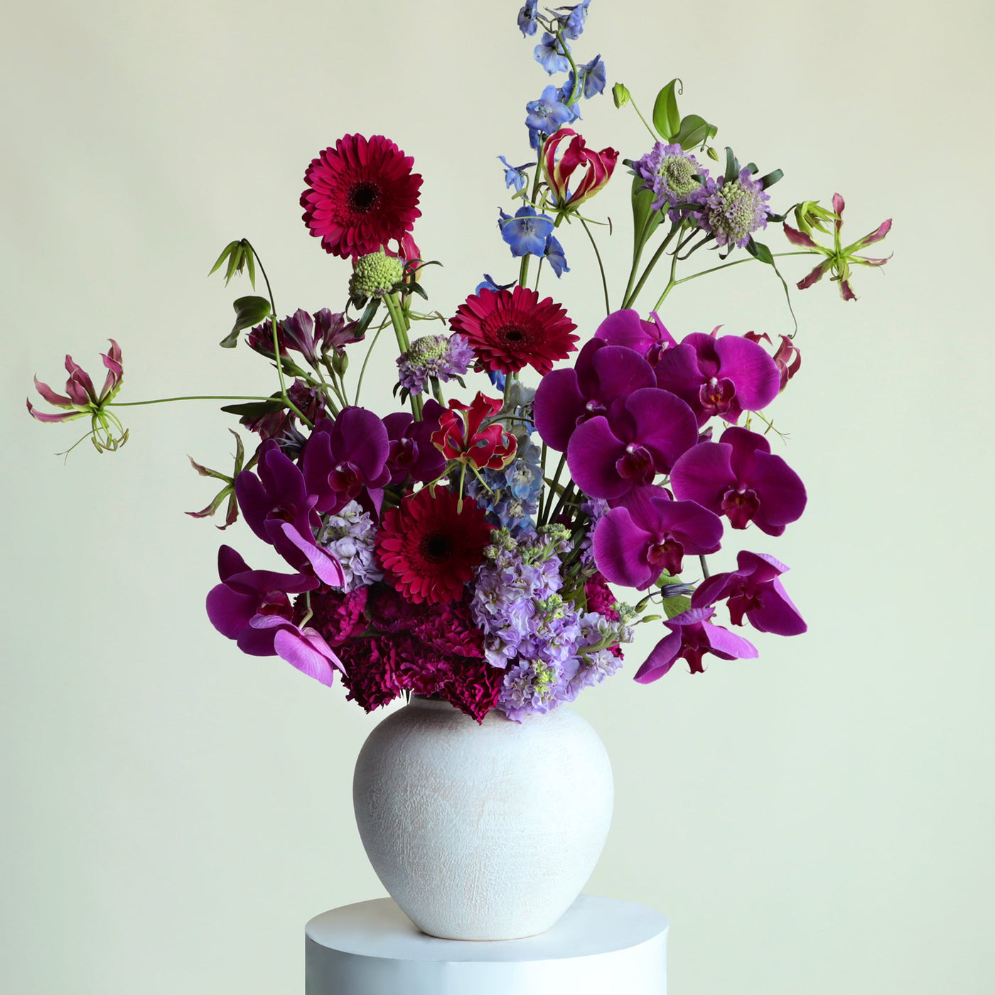 Purple Eclipse In Bloom Vase