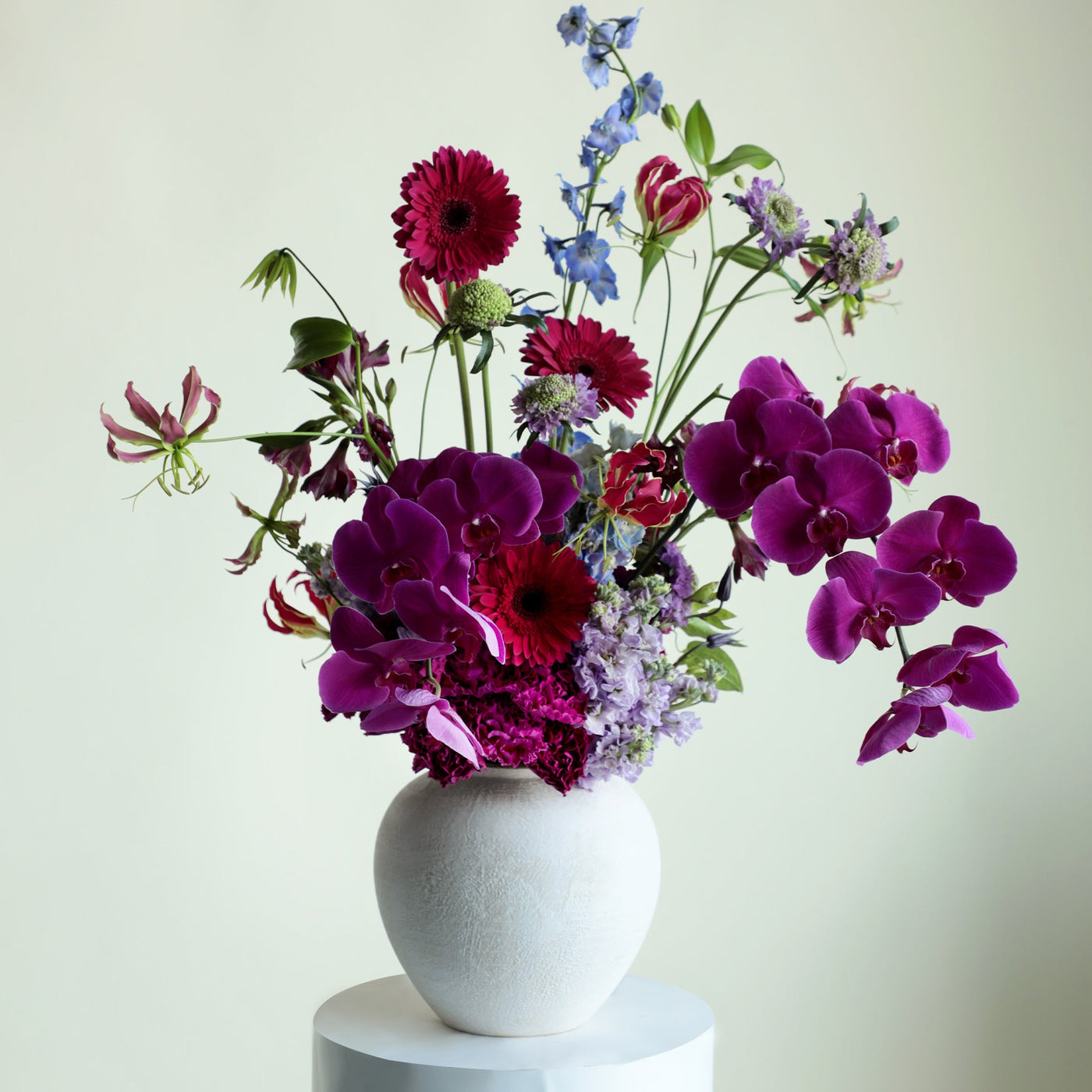 Purple Eclipse In Bloom Vase