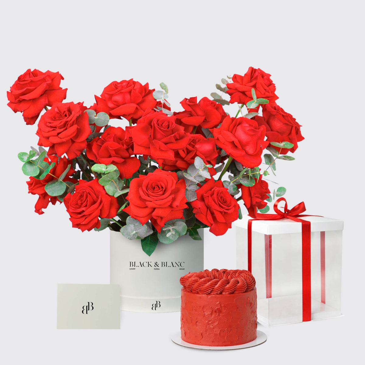 Radiant Red Set - BLACK AND BLANC