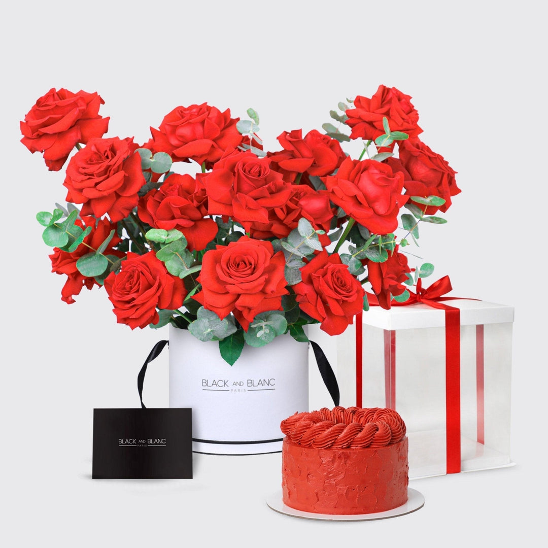 Radiant Red Set - BLACK AND BLANC