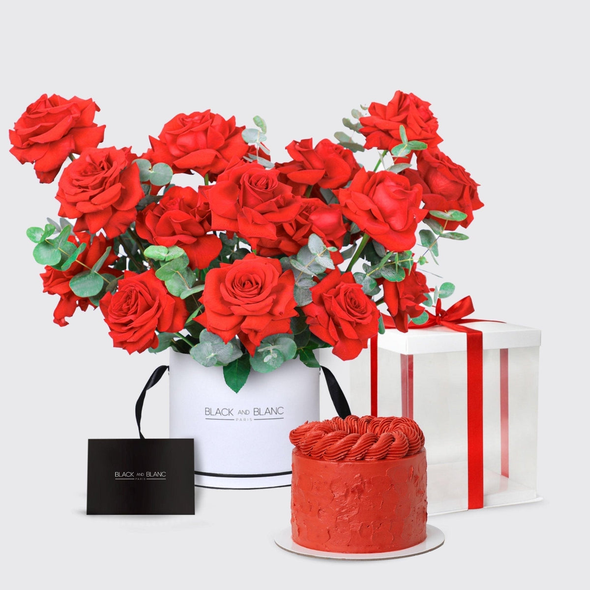 Radiant Red Set - BLACK AND BLANC