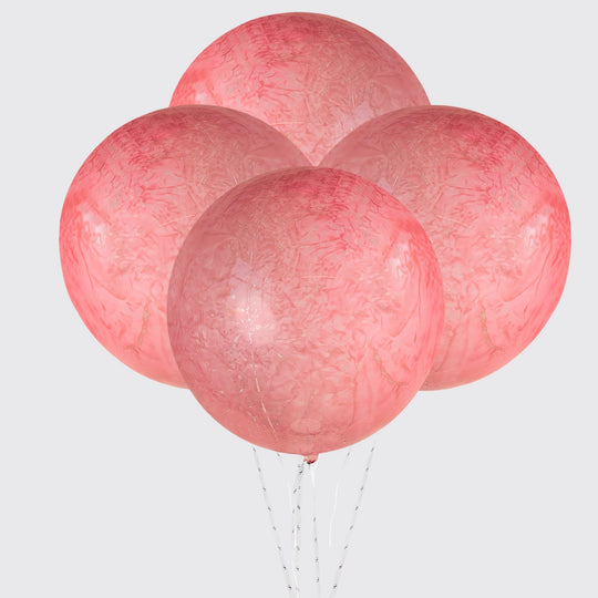 Red Balloons (4Pcs) - BLACK AND BLANC
