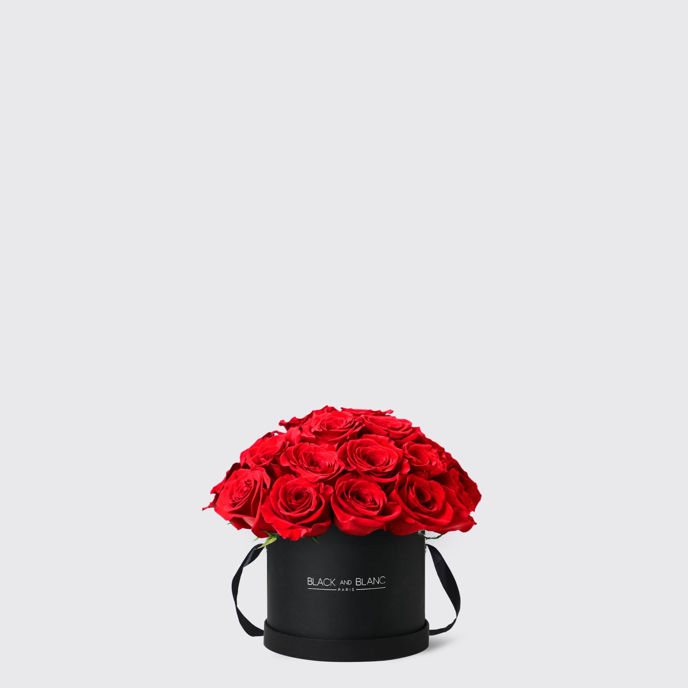 Red Roses in Box - Fresh Flowers - Le Medium / Black - Box