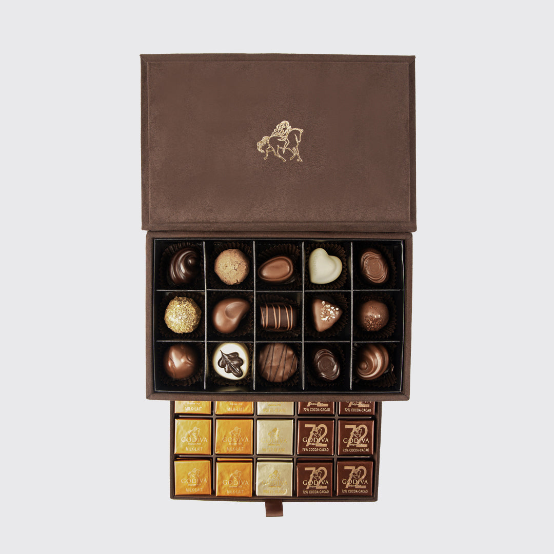 Delicious Royal Gift Box Small with assorted chocolates and truffles, perfect for gifting