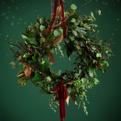 Rustic Velvet Wreath