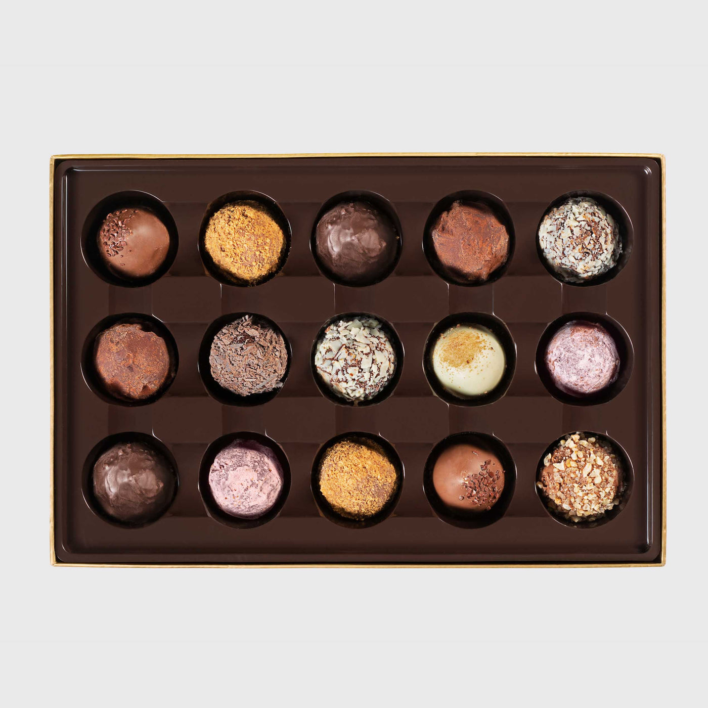 Delicious assortment of chocolate truffles in the Signature Chocolate Truffles Gift Box