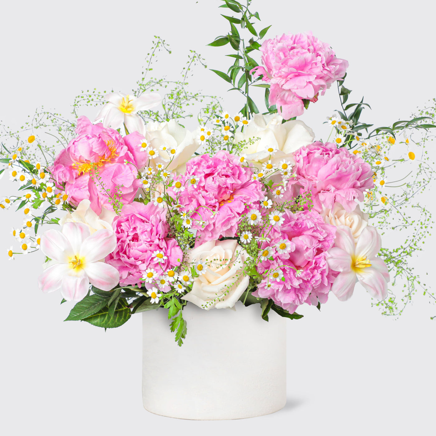 Spring Radiance Peonies in Vase