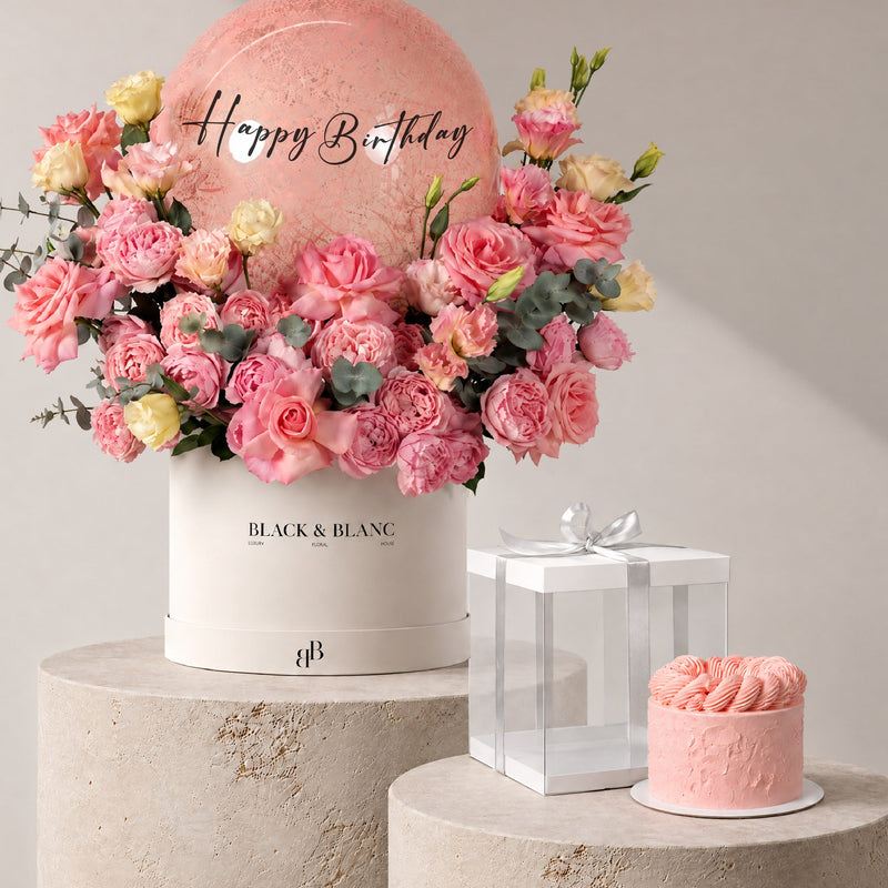 Sunset Bloom Birthday Bundle - BLACK AND BLANC