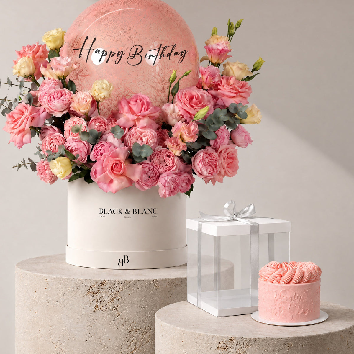 Sunset Bloom Birthday Bundle - BLACK AND BLANC