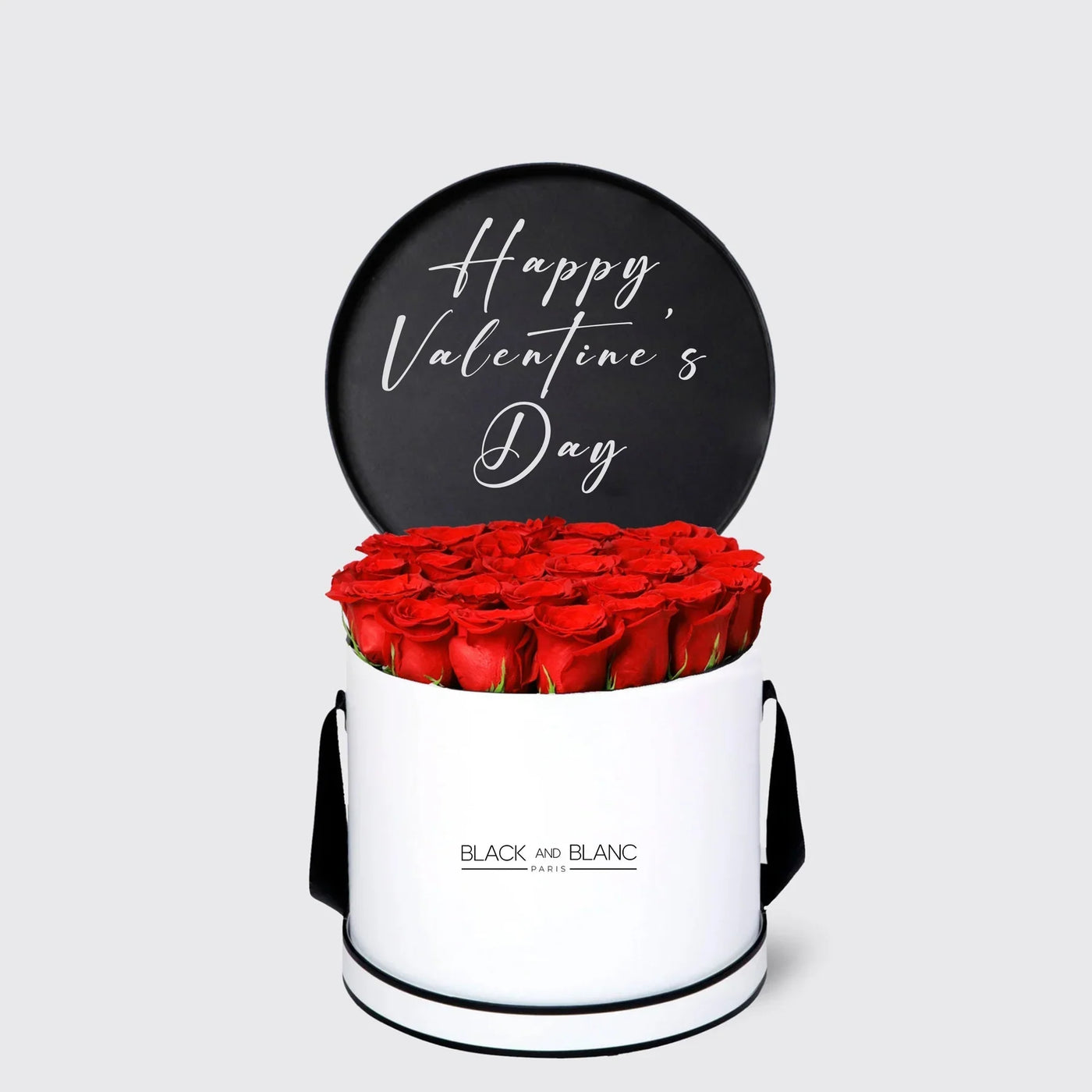 Texte De Fleur - Happy Valentine’s Day - Infinity Roses - Red / White - Infinity Roses Valentine Gads