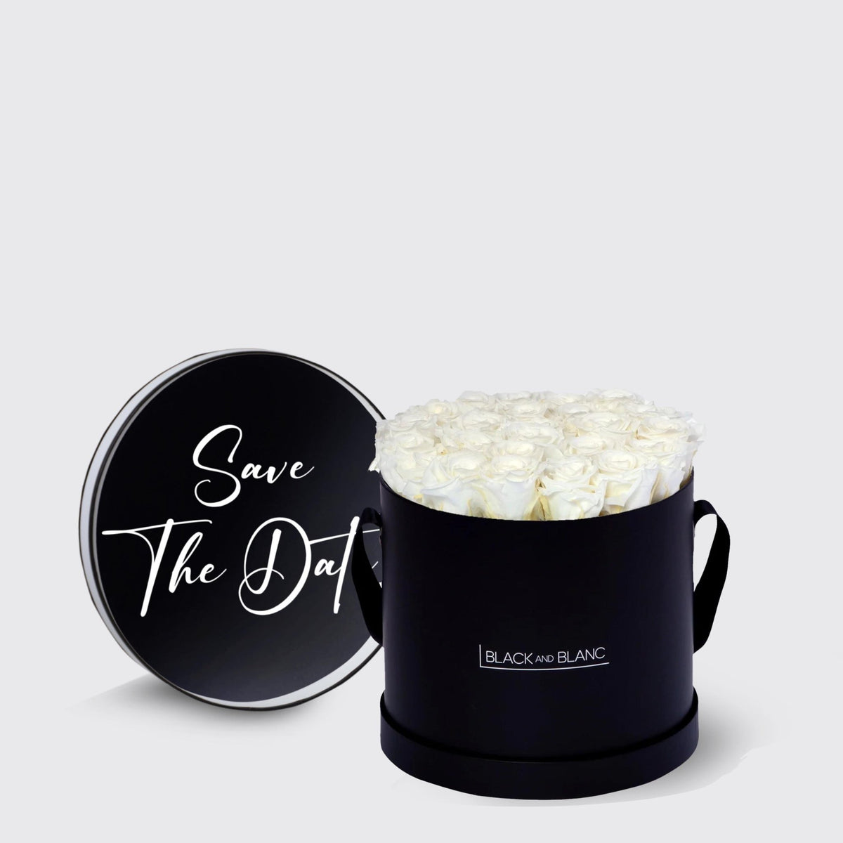 Texte de Fleur - Save The Date - Infinity Roses - BLACK AND BLANC