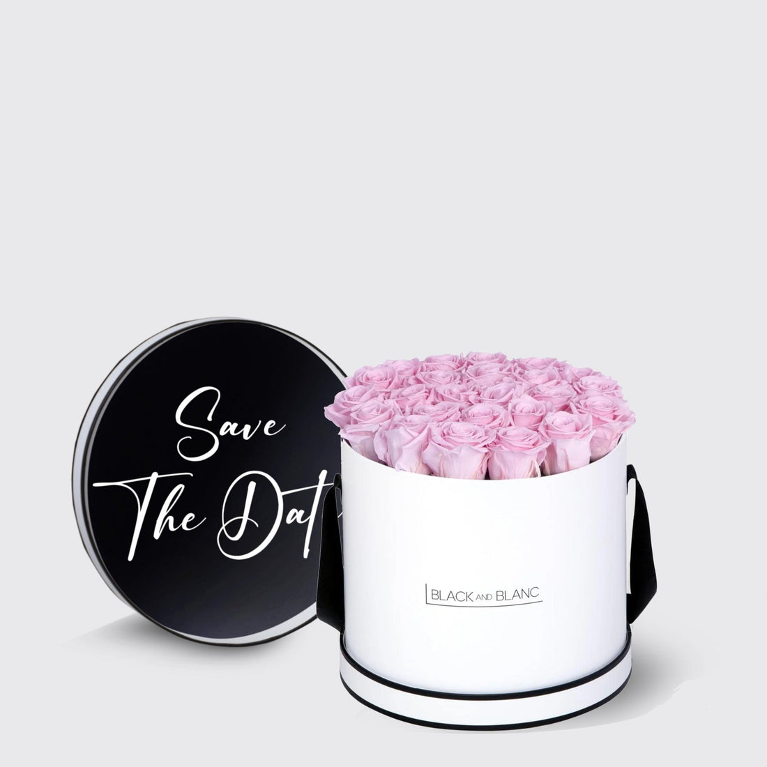 Texte de Fleur - Save The Date - Infinity Roses - BLACK AND BLANC