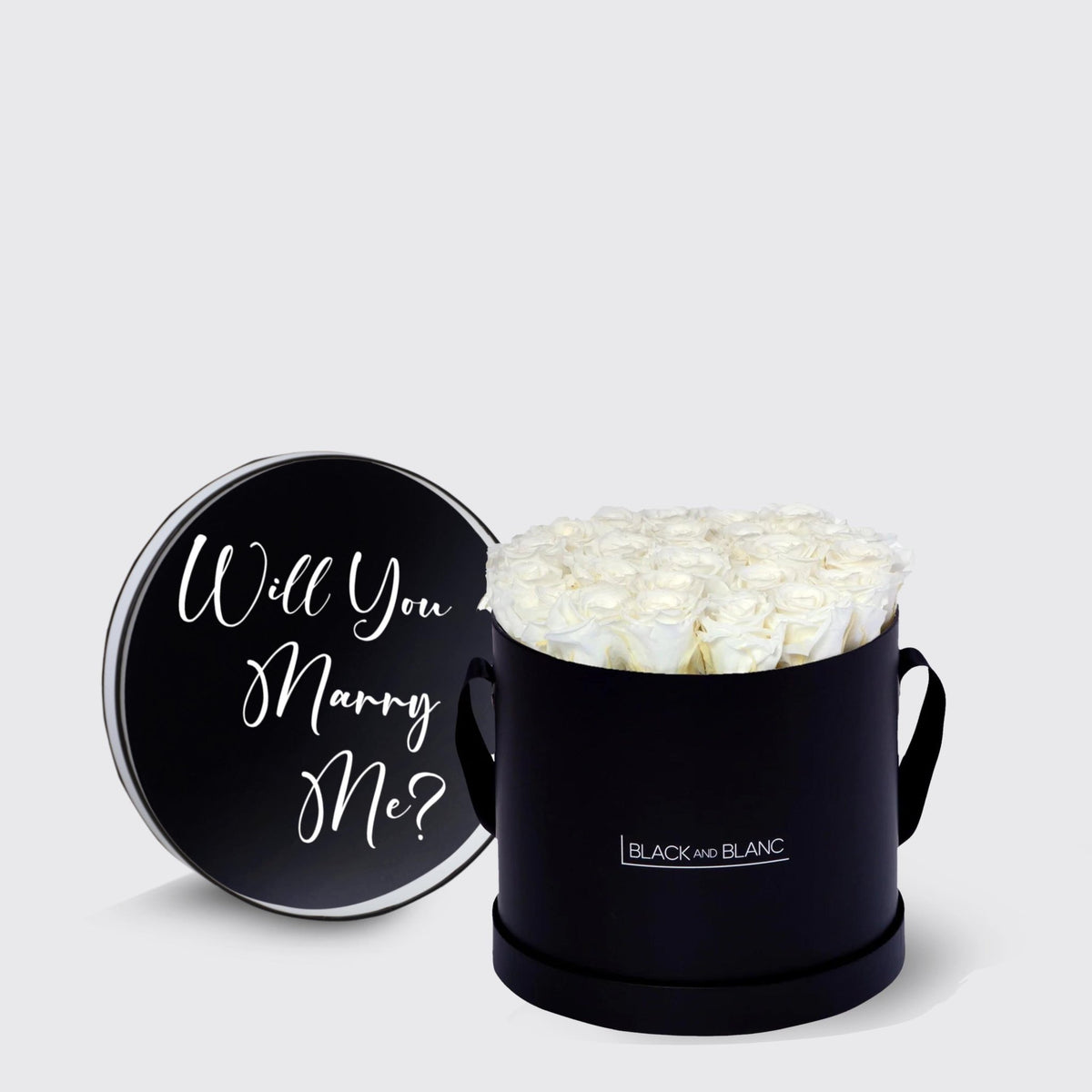 Texte de Fleur - Will You Marry Me? - Infinity Roses - BLACK AND BLANC