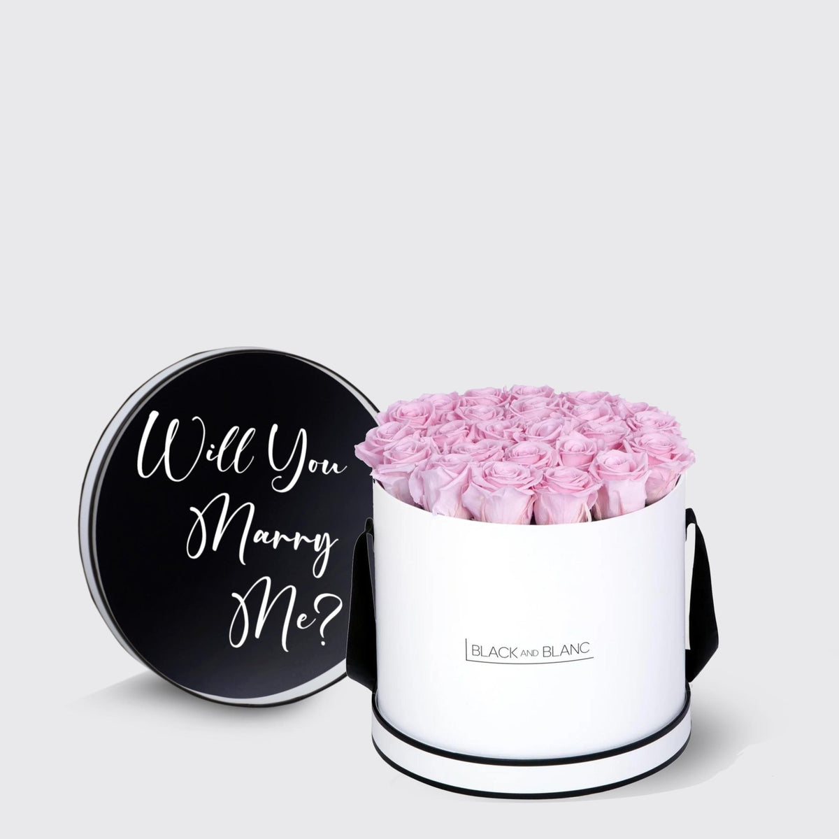 Texte de Fleur - Will You Marry Me? - Infinity Roses - BLACK AND BLANC