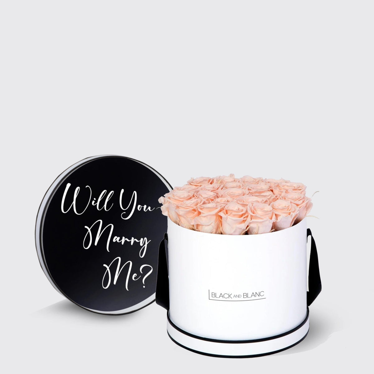 Texte de Fleur - Will You Marry Me? - Infinity Roses - BLACK AND BLANC
