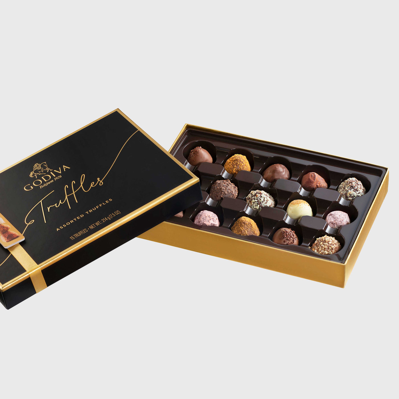 Assorted chocolate truffles in the SIGNATURE CHOCOLATE TRUFFLES GIFT BOX, 15 PC