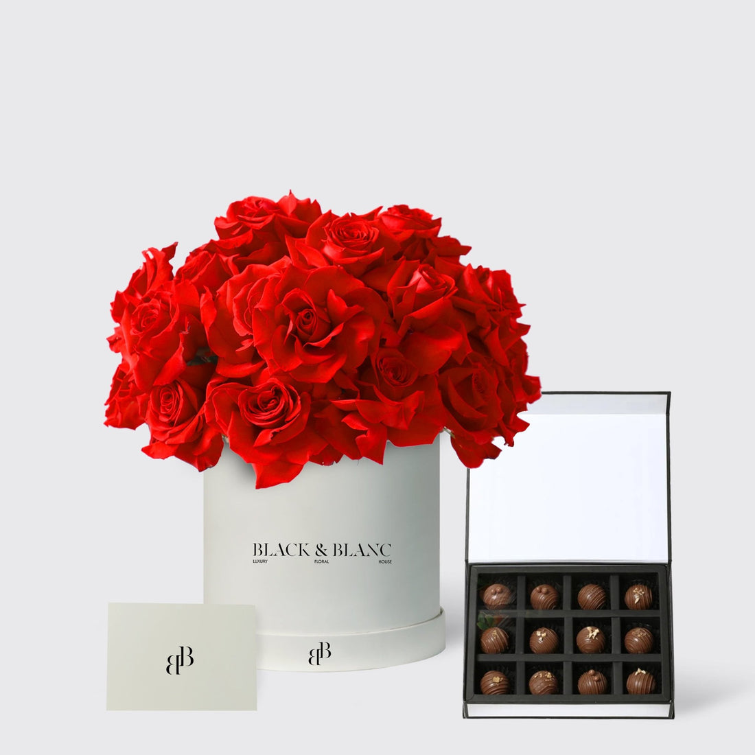 Valentines Chocolate (12Pcs) Bundle - BLACK & BLANC
